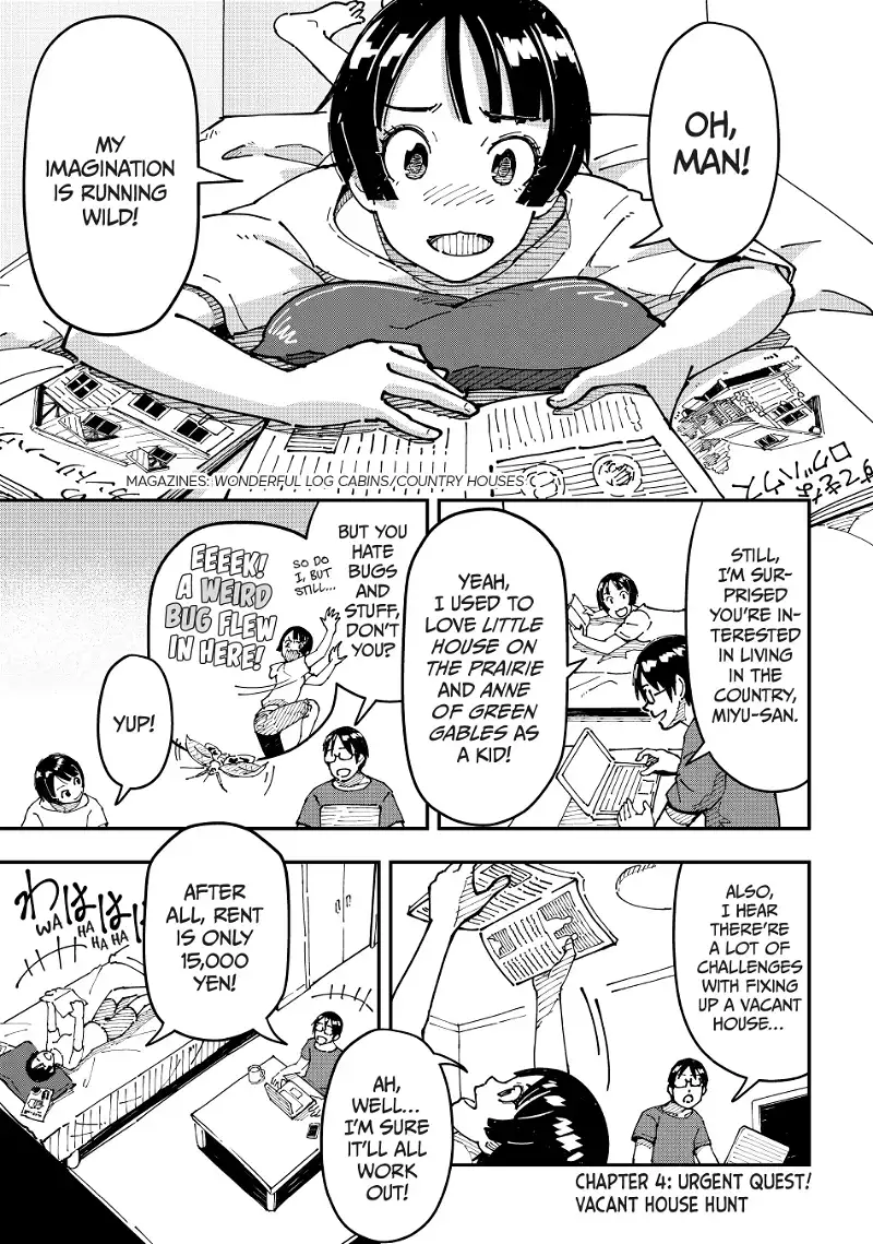 Manga Henshuusha ga Kaisha wo Yamete Inakagurashi wo Shitara Isekai Datta Ken Chapter 4 - page 1
