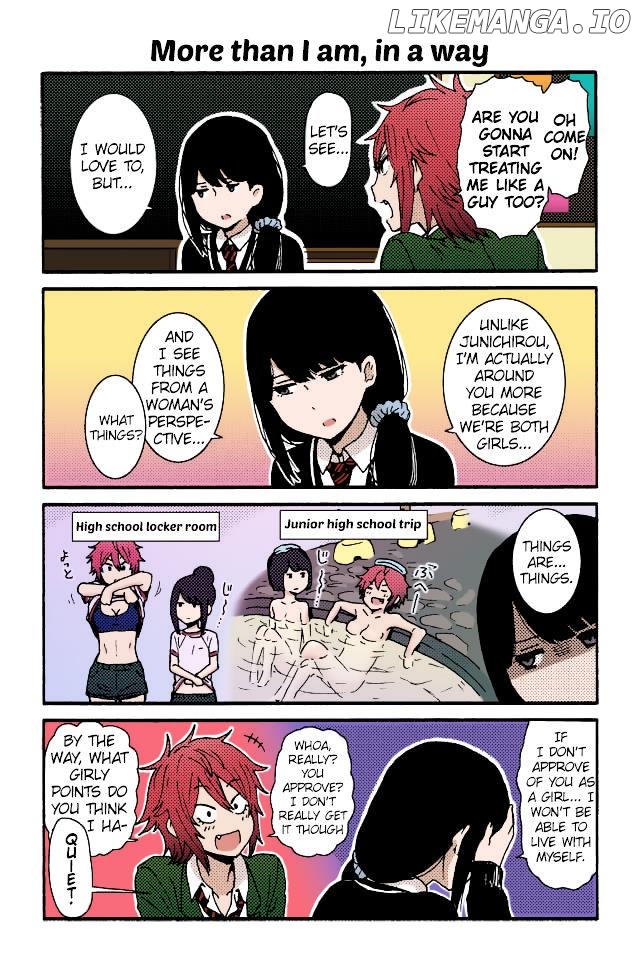 Tomo-Chan Wa Onnanoko (Fan Colored) chapter 1 - page 7