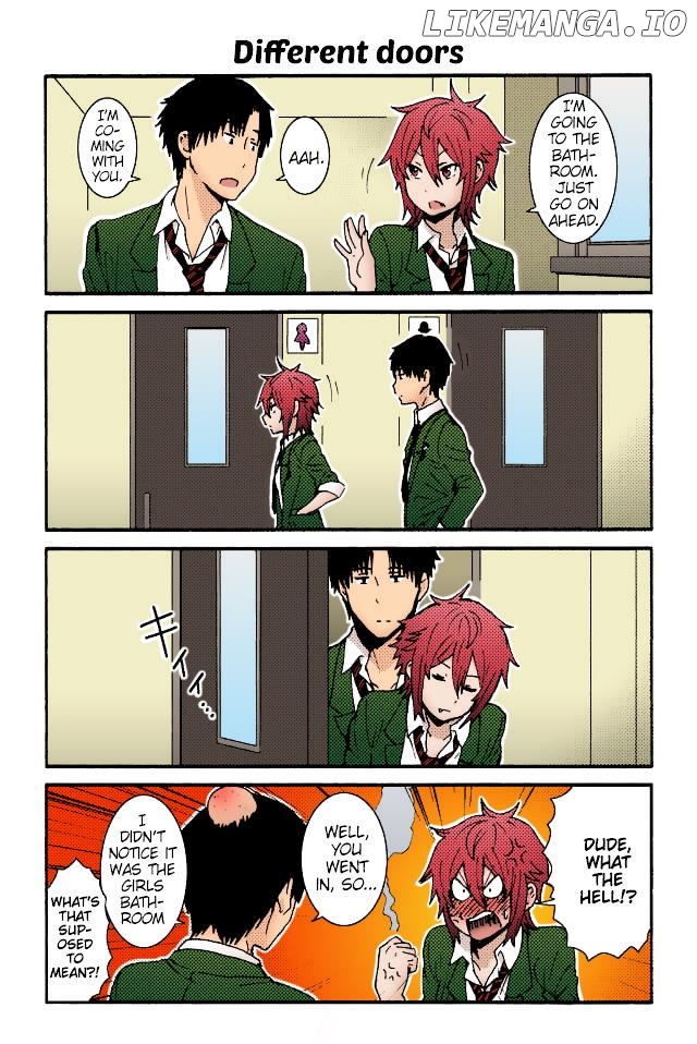 Tomo-Chan Wa Onnanoko (Fan Colored) chapter 2 - page 1