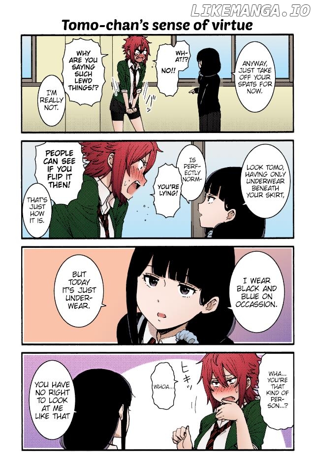 Tomo-Chan Wa Onnanoko (Fan Colored) chapter 5 - page 10