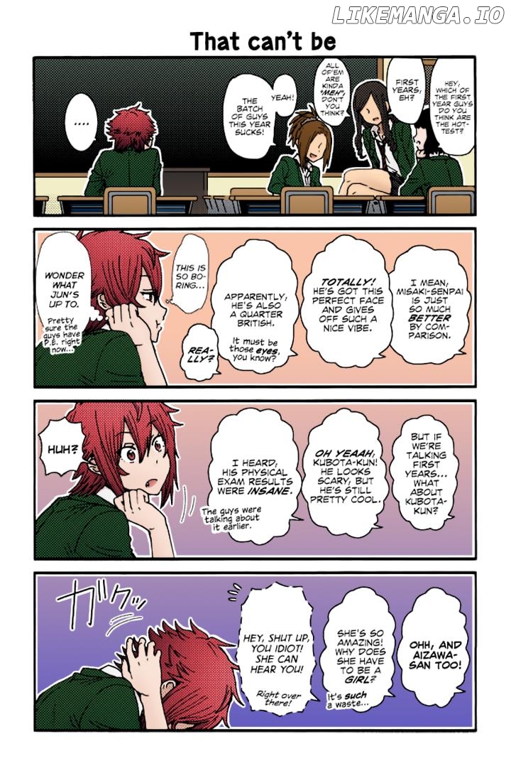 Tomo-Chan Wa Onnanoko (Fan Colored) chapter 8 - page 4