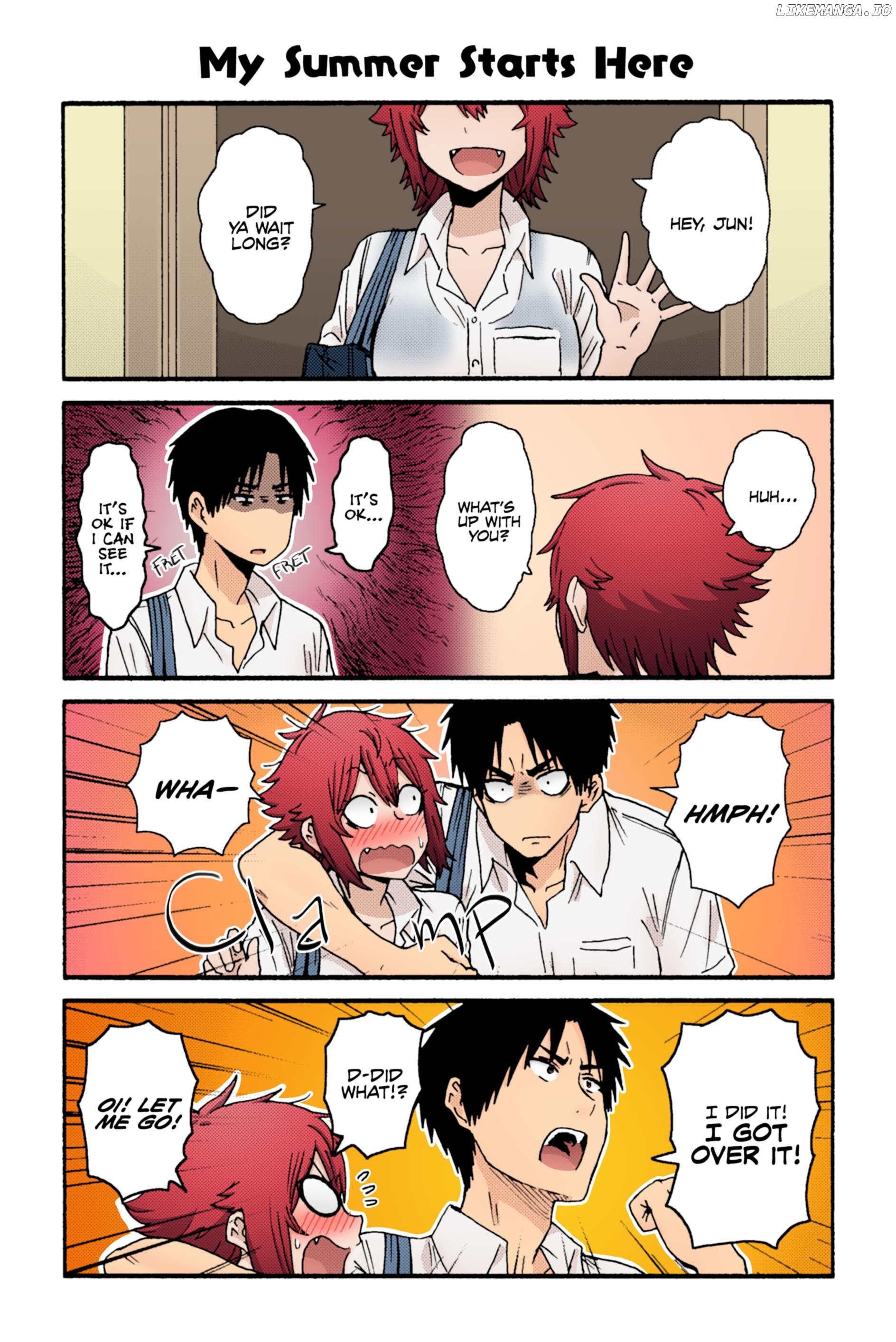 Tomo-Chan Wa Onnanoko (Fan Colored) chapter 22 - page 14