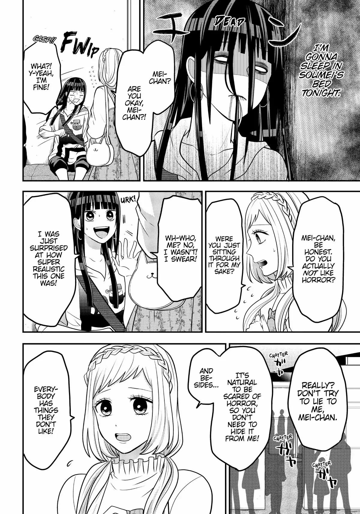 Josou Shite Mendoukusai Koto ni Natteru Nekura to Yankee no Ryou Kataomoi chapter 47 - page 4