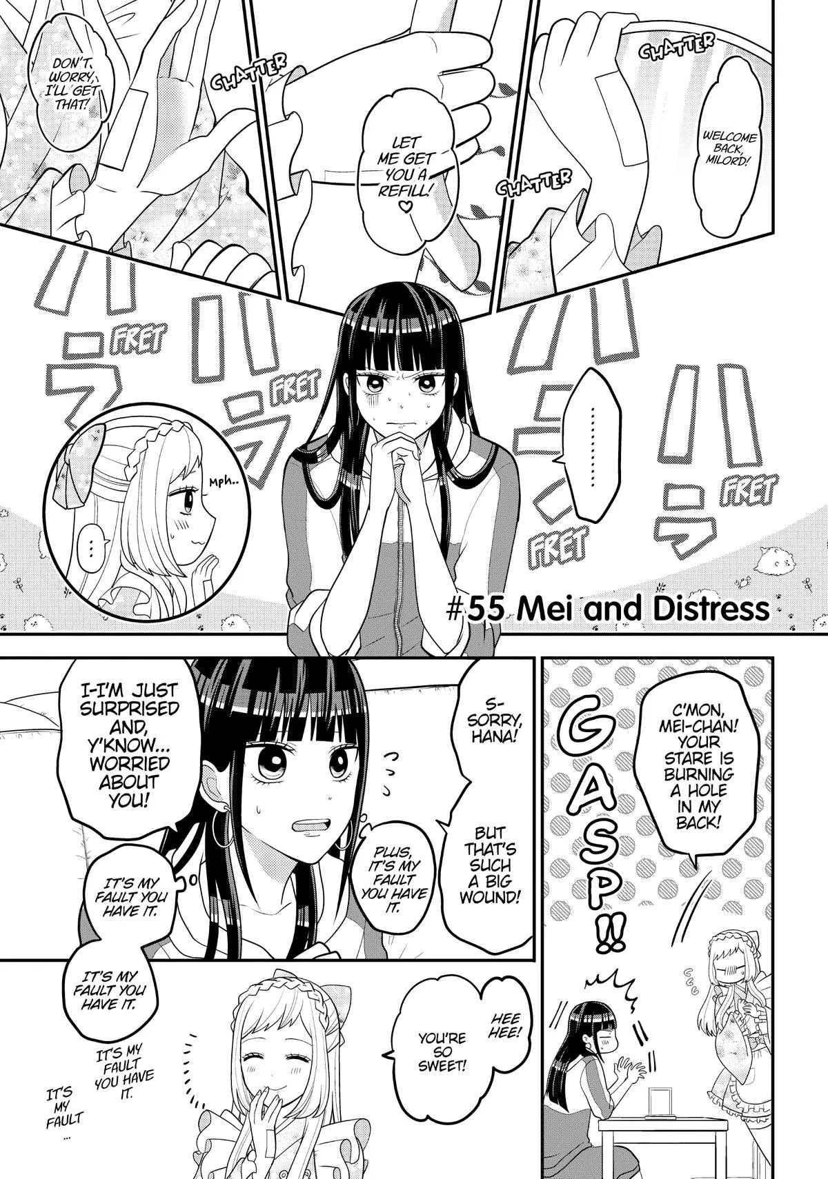 Josou Shite Mendoukusai Koto ni Natteru Nekura to Yankee no Ryou Kataomoi Chapter 55 - page 1