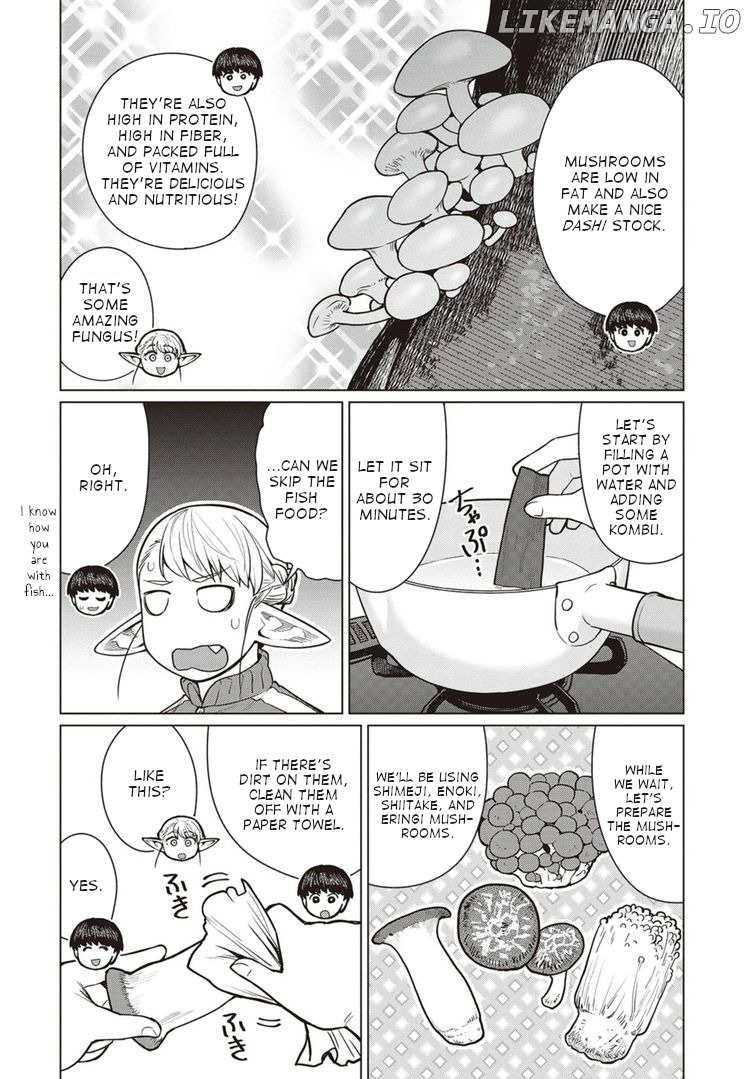 Elf-San wa Yaserarenai. chapter 44 - page 15