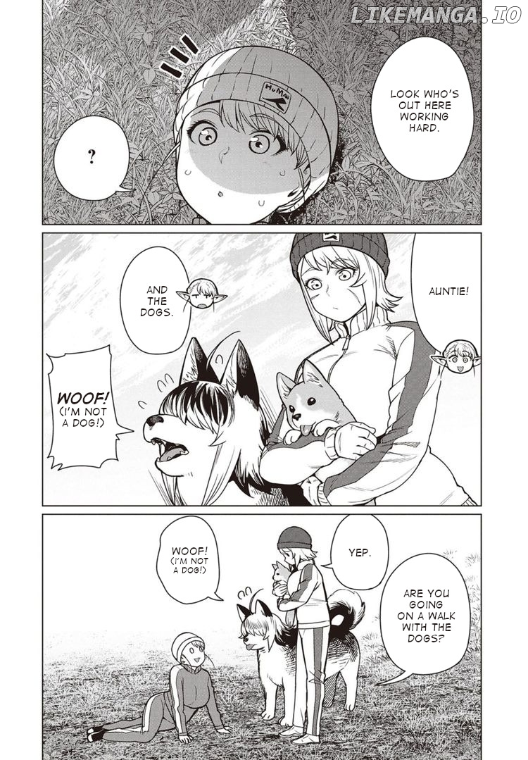 Elf-San wa Yaserarenai. chapter 45 - page 9