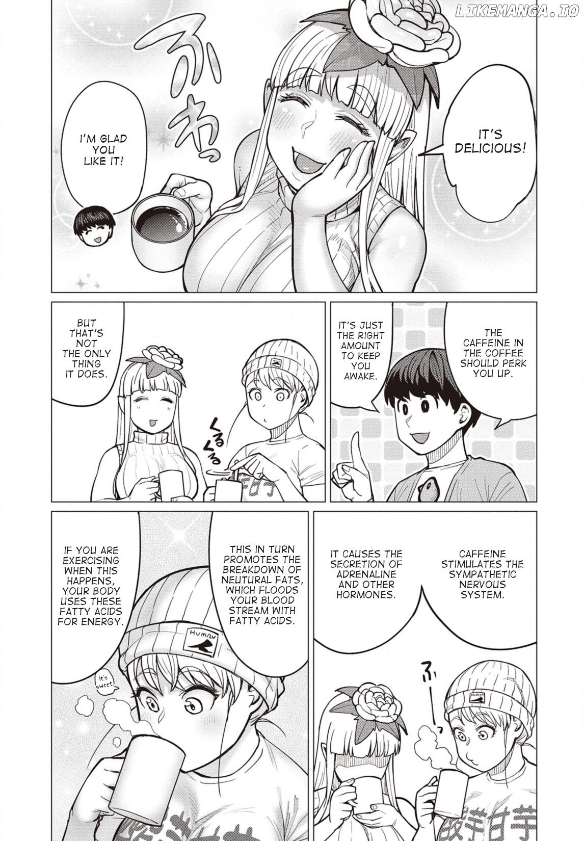 Elf-San wa Yaserarenai. chapter 28 - page 14