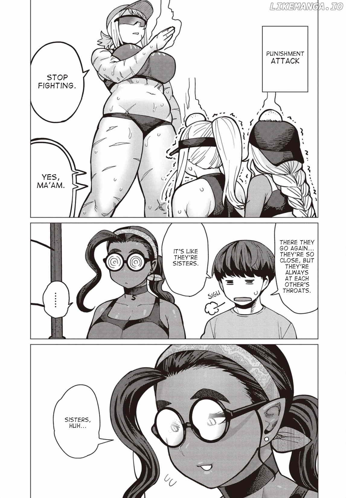 Elf-San wa Yaserarenai. chapter 32 - page 4