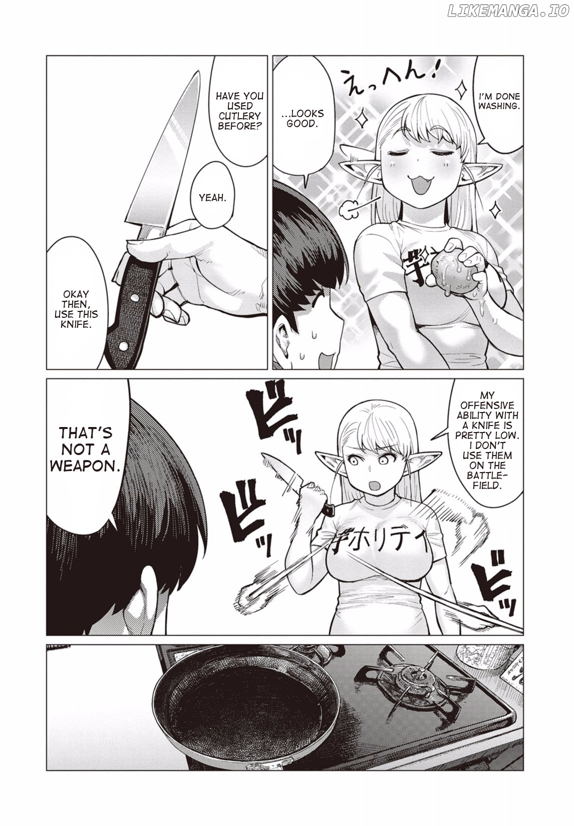 Elf-San wa Yaserarenai. chapter 11 - page 19