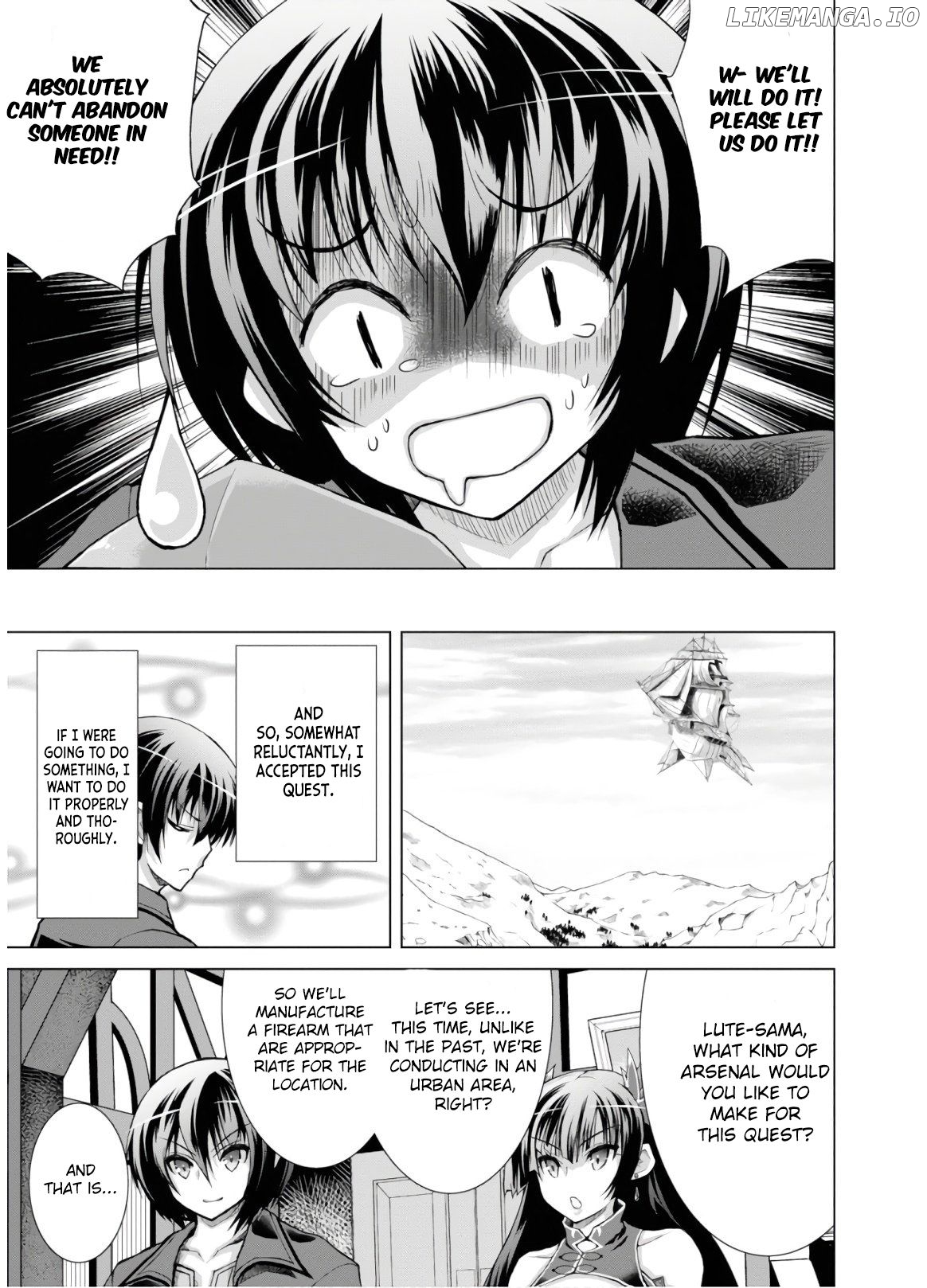 Gunota Ga Mahou Sekai Ni Tensei Shitara, Gendai Heiki De Guntai Harem O Tsukucchaimashita! chapter 48 - page 8