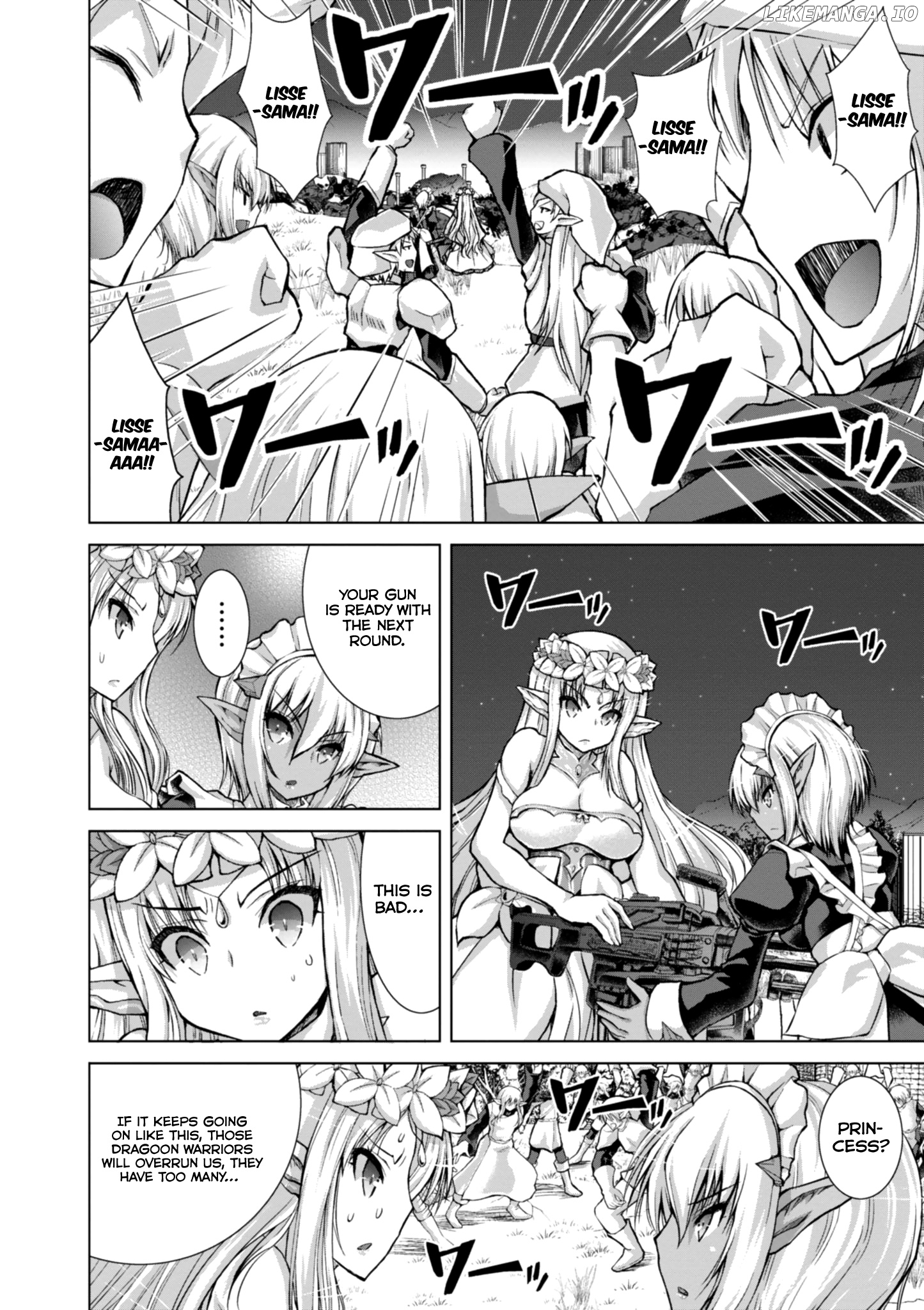 Gunota Ga Mahou Sekai Ni Tensei Shitara, Gendai Heiki De Guntai Harem O Tsukucchaimashita! chapter 37 - page 24