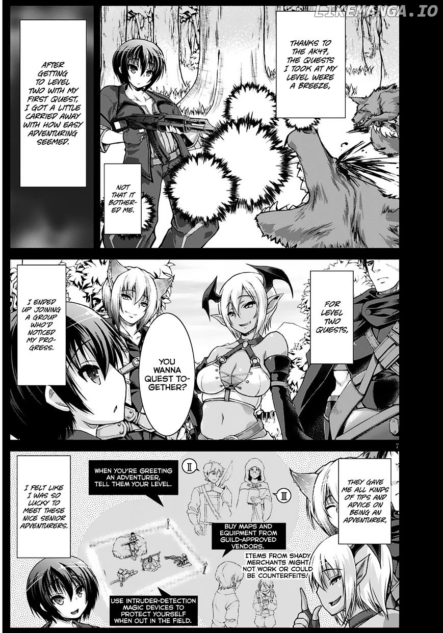 Gunota Ga Mahou Sekai Ni Tensei Shitara, Gendai Heiki De Guntai Harem O Tsukucchaimashita! chapter 11 - page 13