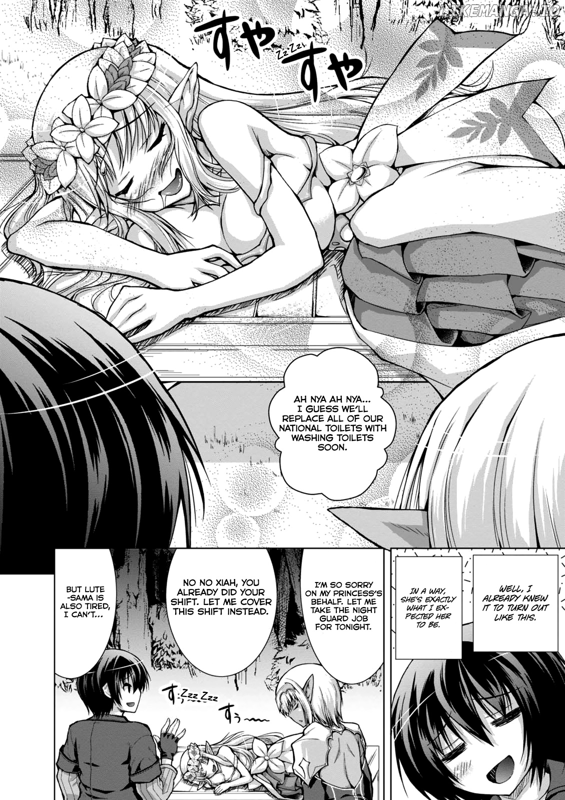 Gunota Ga Mahou Sekai Ni Tensei Shitara, Gendai Heiki De Guntai Harem O Tsukucchaimashita! chapter 30 - page 12