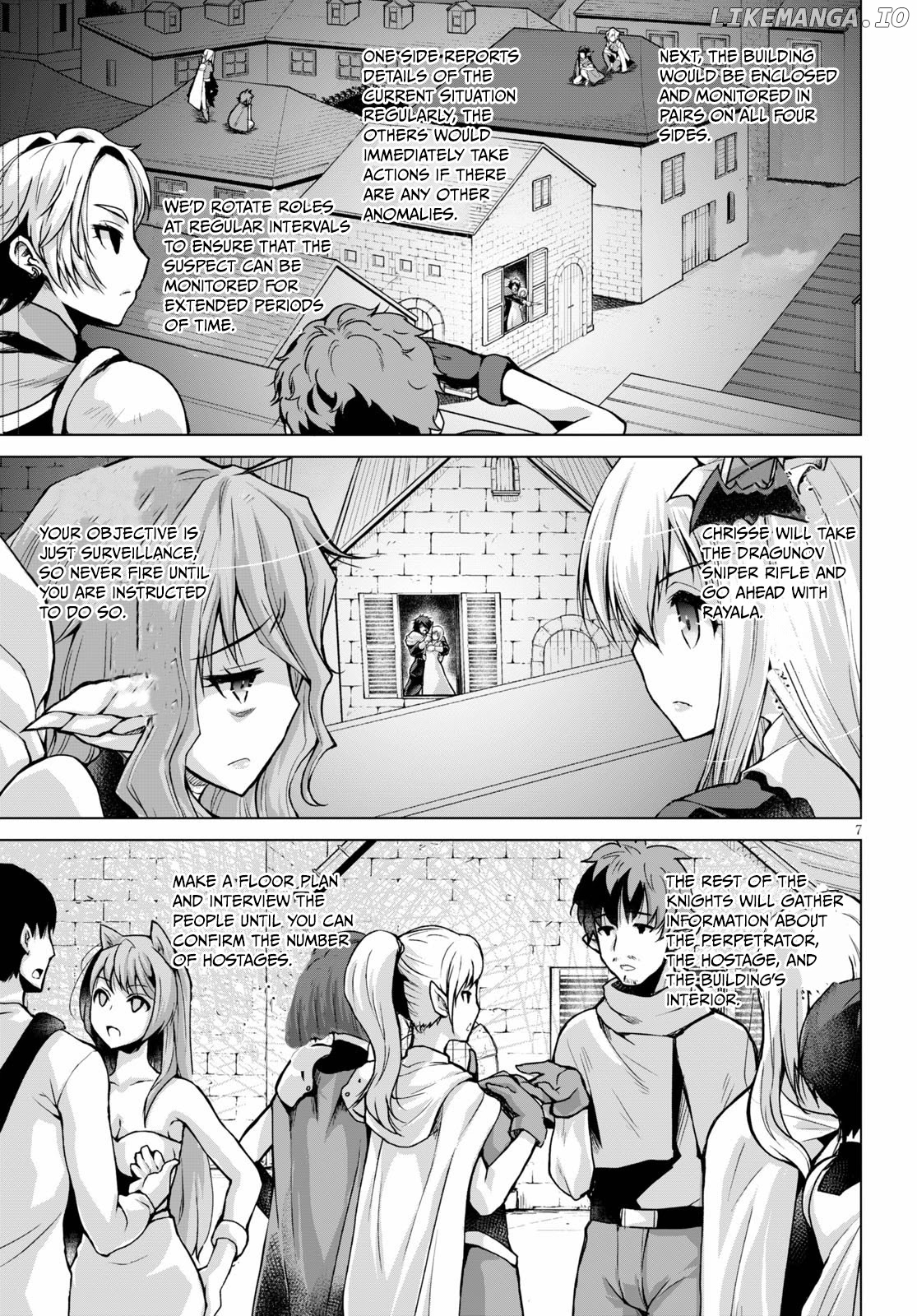 Gunota Ga Mahou Sekai Ni Tensei Shitara, Gendai Heiki De Guntai Harem O Tsukucchaimashita! chapter 55 - page 8