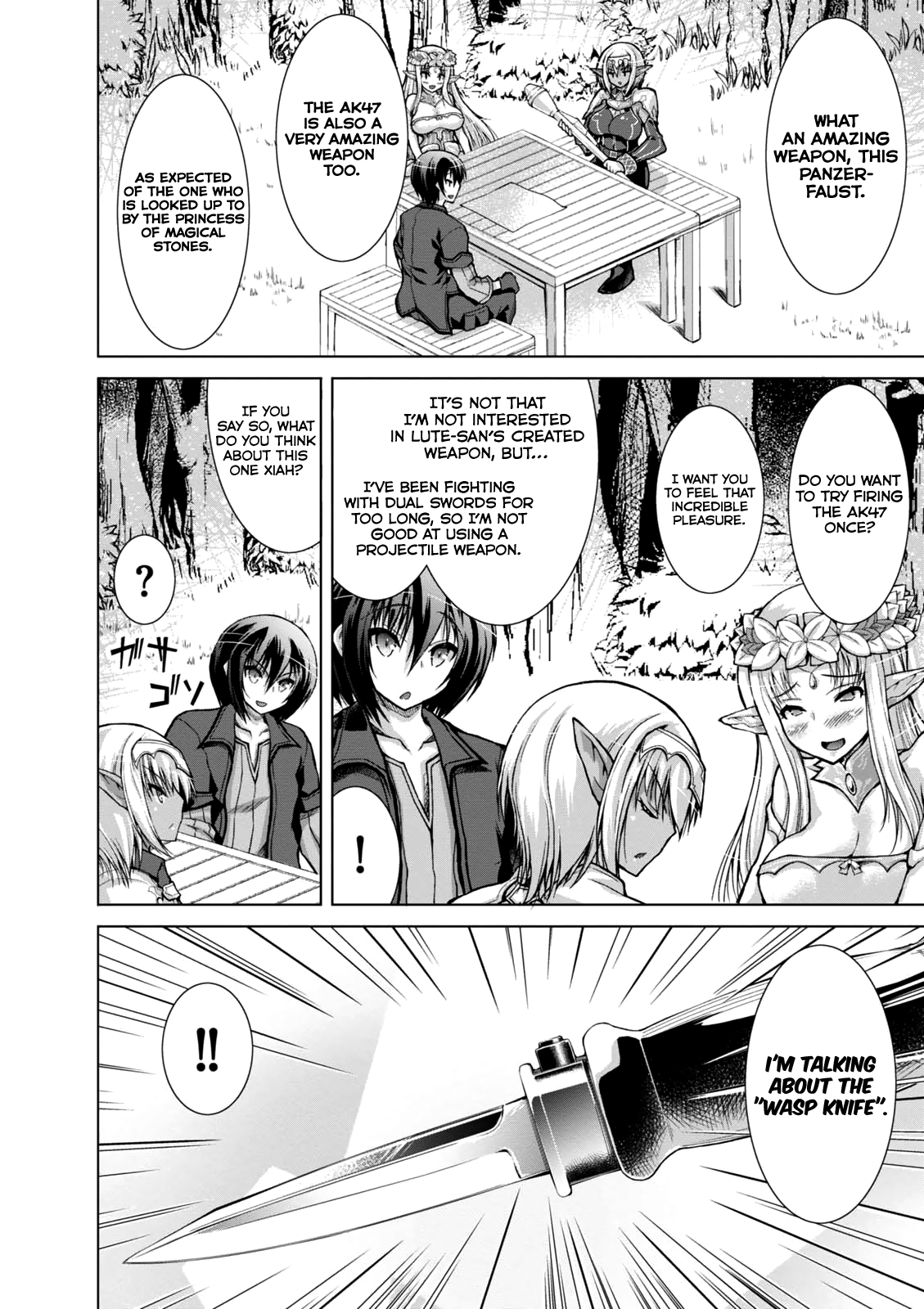 Gunota Ga Mahou Sekai Ni Tensei Shitara, Gendai Heiki De Guntai Harem O Tsukucchaimashita! chapter 31 - page 8