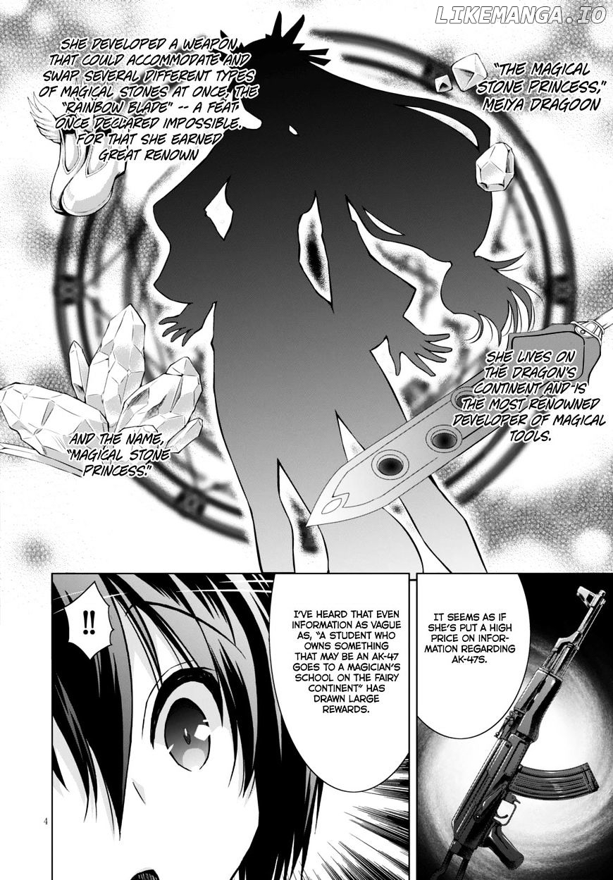 Gunota Ga Mahou Sekai Ni Tensei Shitara, Gendai Heiki De Guntai Harem O Tsukucchaimashita! chapter 19 - page 5