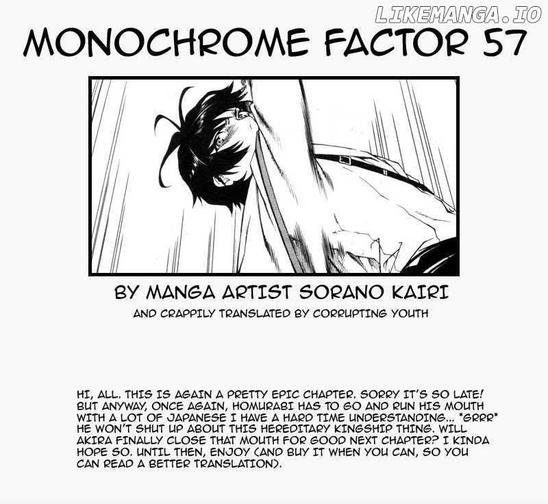 Monochrome Factor chapter 57 - page 1