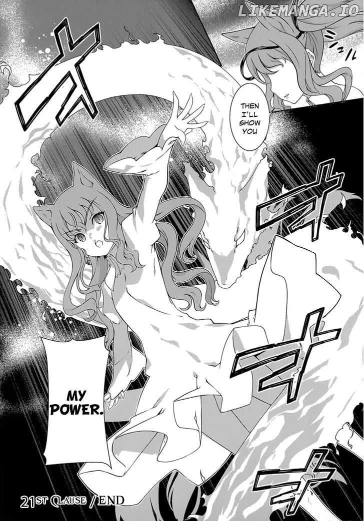 Kitsune no Akuma to Kuroi Madousho chapter 21 - page 21
