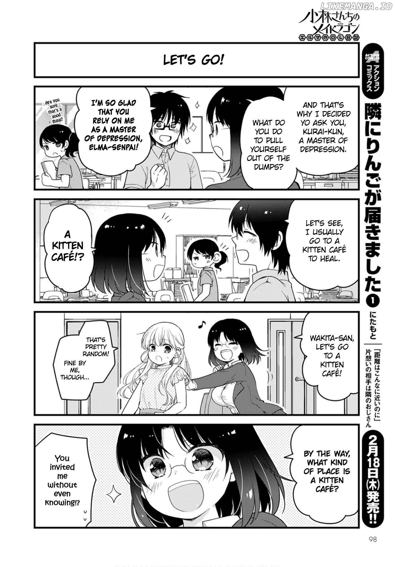 Kobayashi-san Chi no Maid Dragon: Elma OL Nikki chapter 43 - page 2