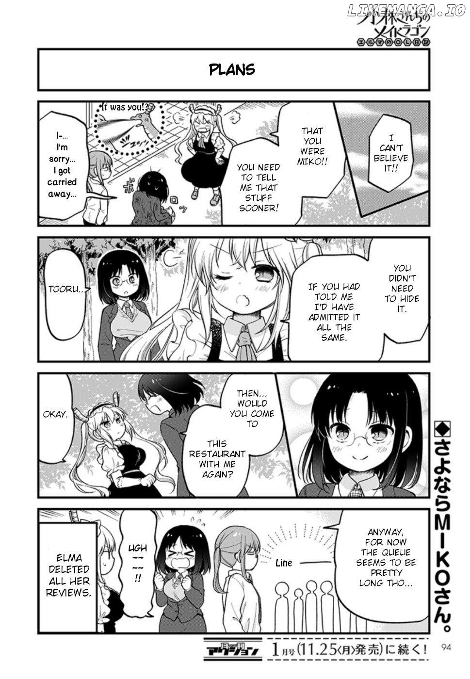 Kobayashi-san Chi no Maid Dragon: Elma OL Nikki chapter 27 - page 14