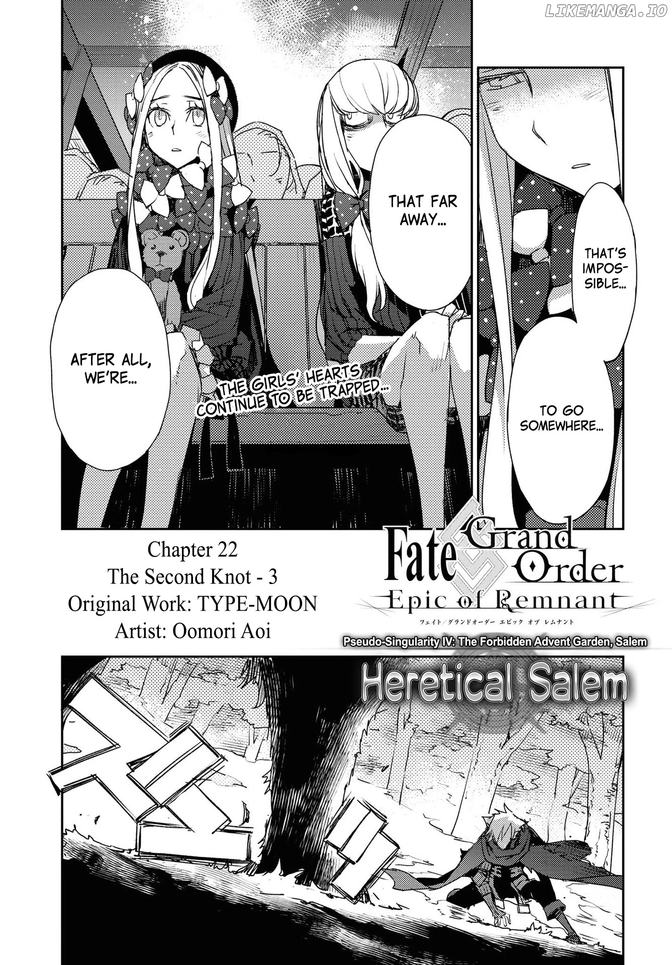 Fate/Grand Order: Epic of Remnant - Subspecies Singularity IV: Taboo Advent Salem: Salem of Heresy chapter 22 - page 3