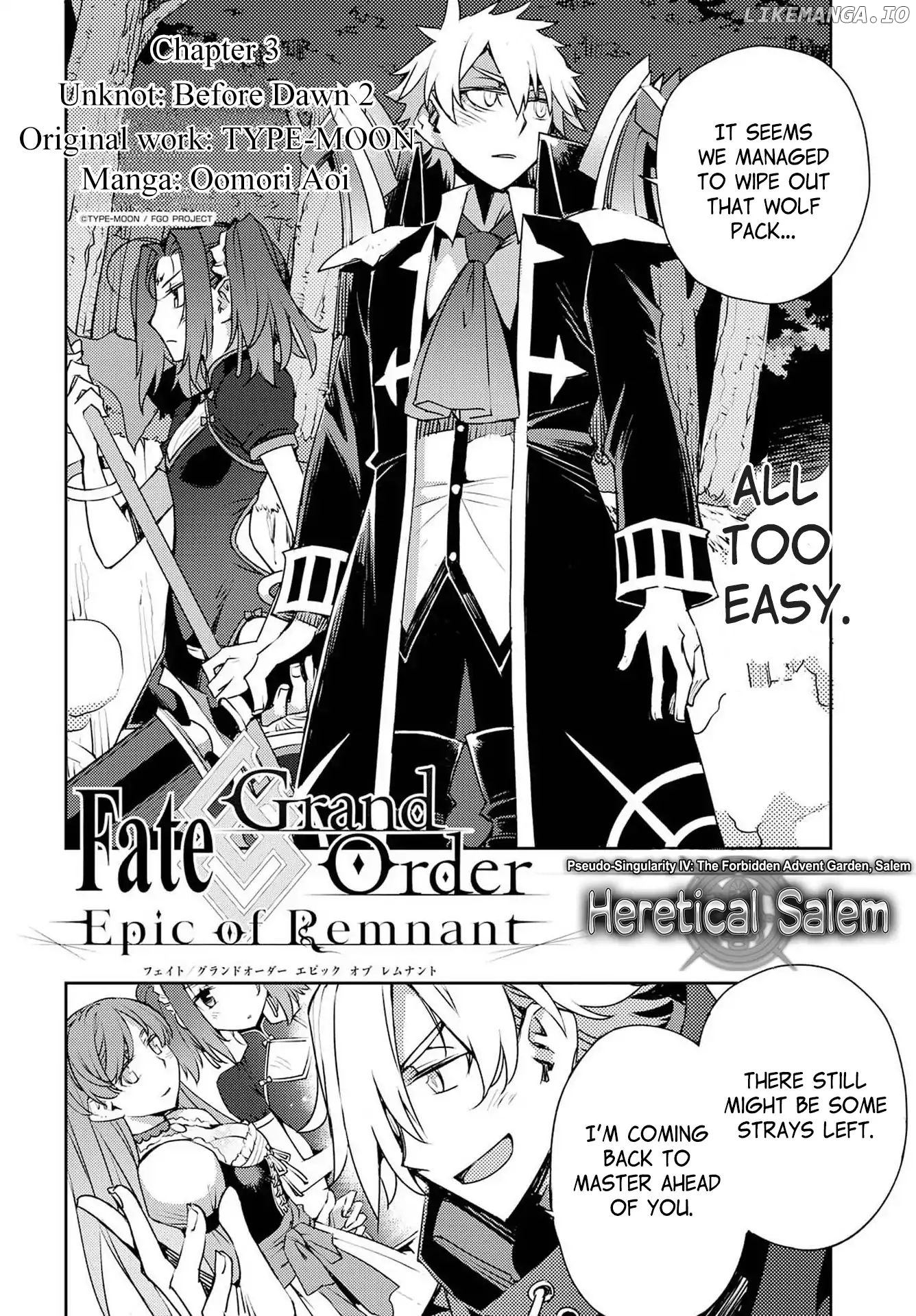 Fate/Grand Order: Epic of Remnant - Subspecies Singularity IV: Taboo Advent Salem: Salem of Heresy chapter 3 - page 4
