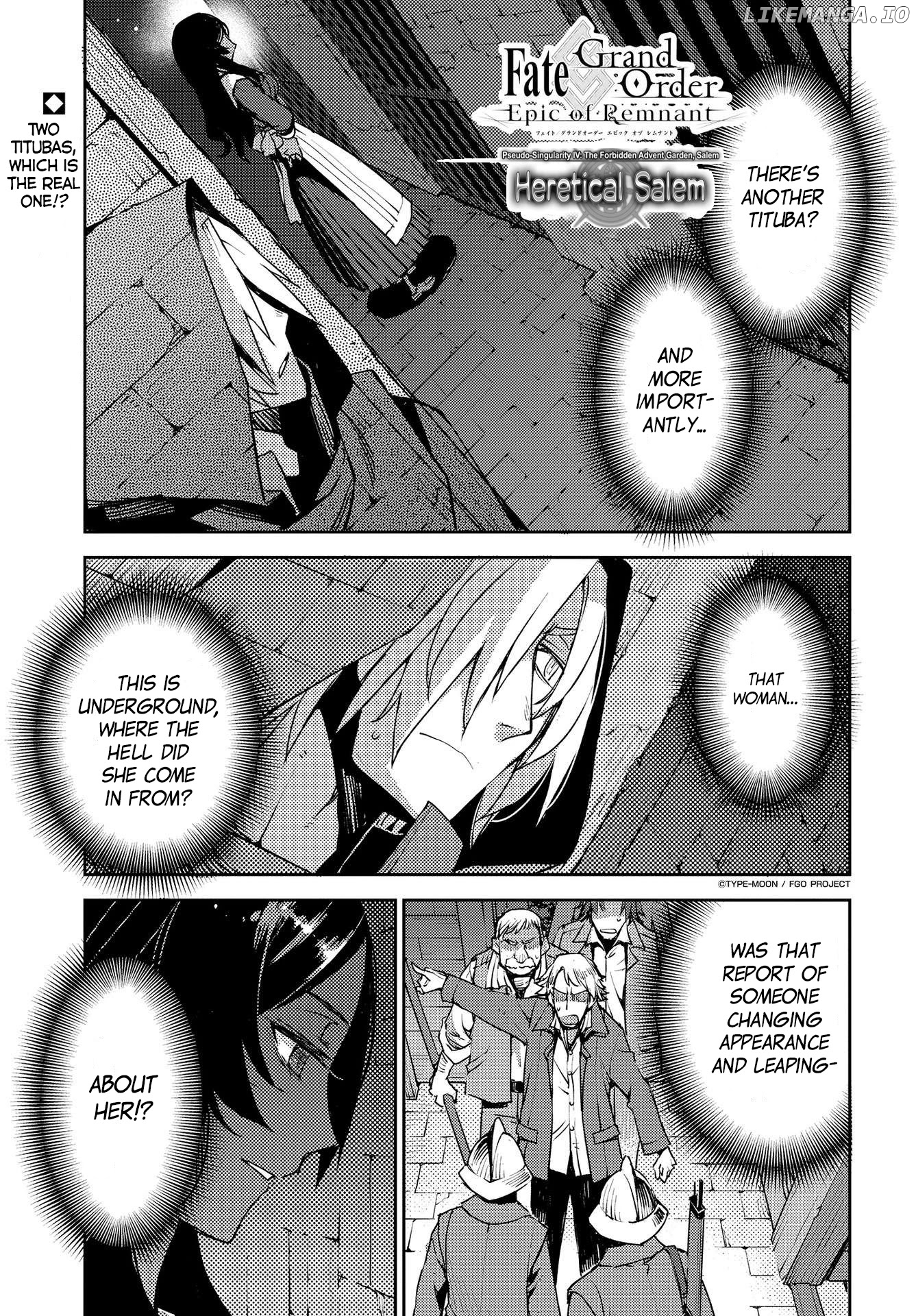 Fate/Grand Order: Epic of Remnant - Subspecies Singularity IV: Taboo Advent Salem: Salem of Heresy chapter 10 - page 1