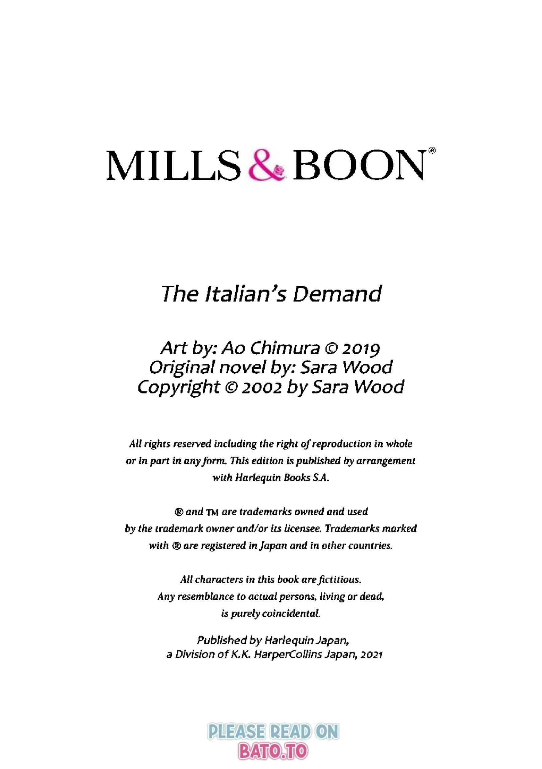 The Italian's Demand Chapter 12 - page 18