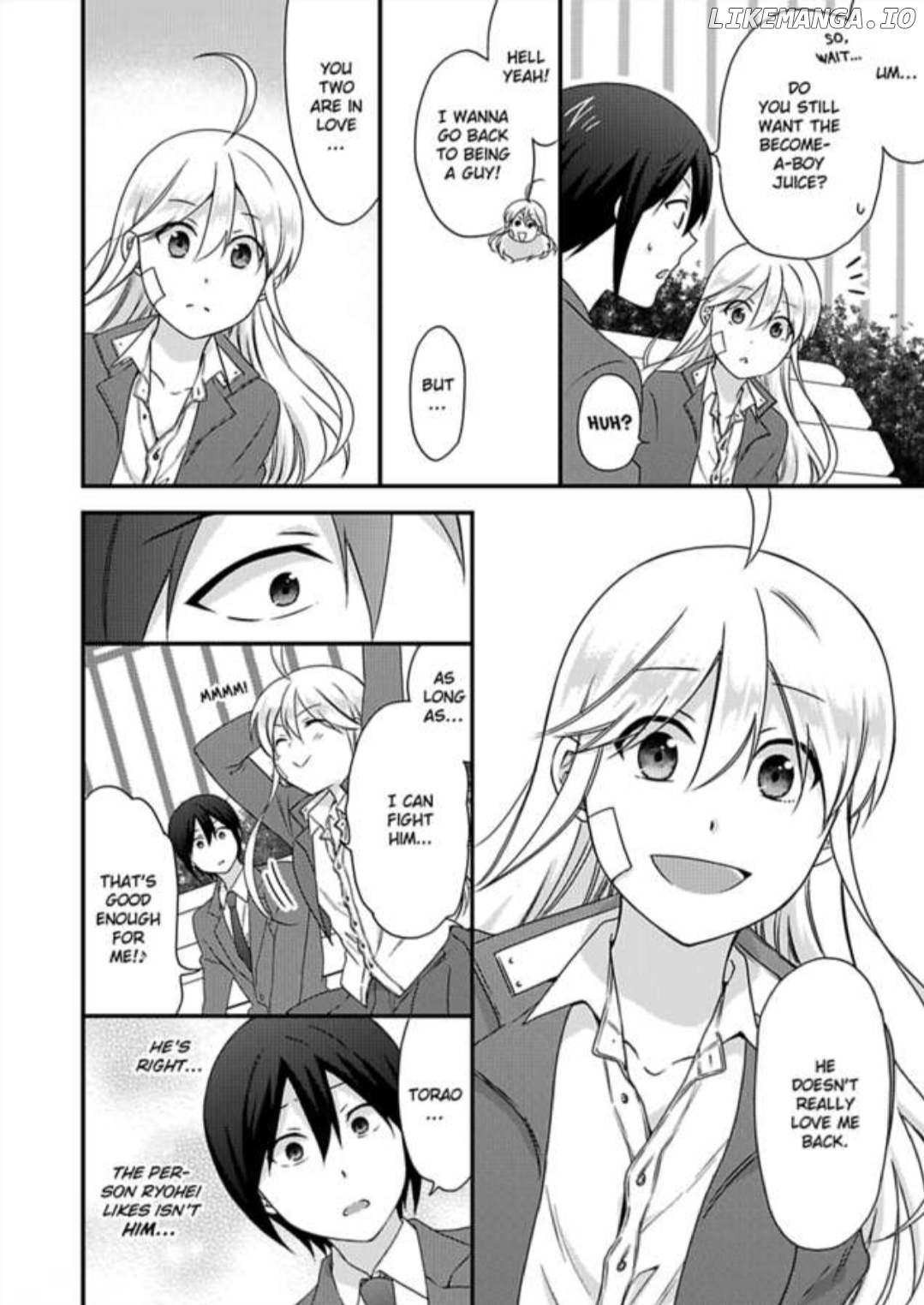 Nyotaika Yankee Gakuen ☆ Ore no Hajimete, Nerawaretemasu. chapter 34 - page 2