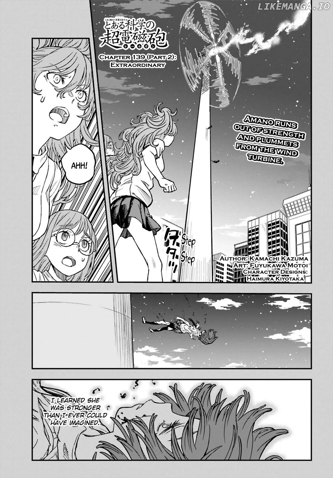 To Aru Kagaku no Railgun chapter 139.2 - page 1