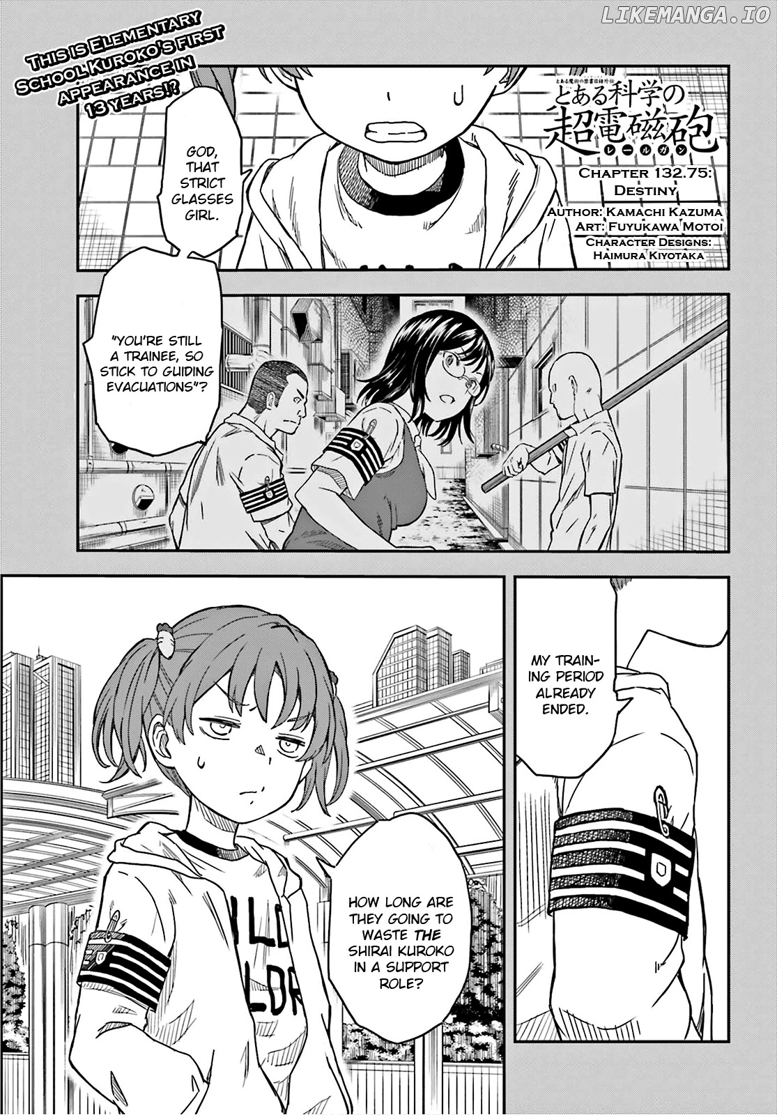 To Aru Kagaku no Railgun chapter 132.75 - page 1