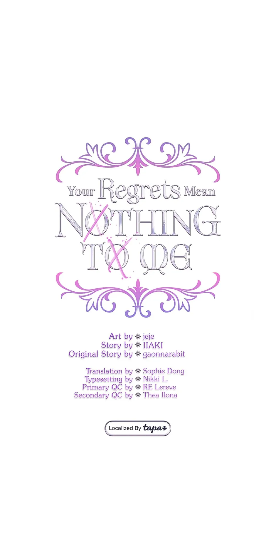 Your Regrets Mean Nothing to Me Chapter 99 - page 6