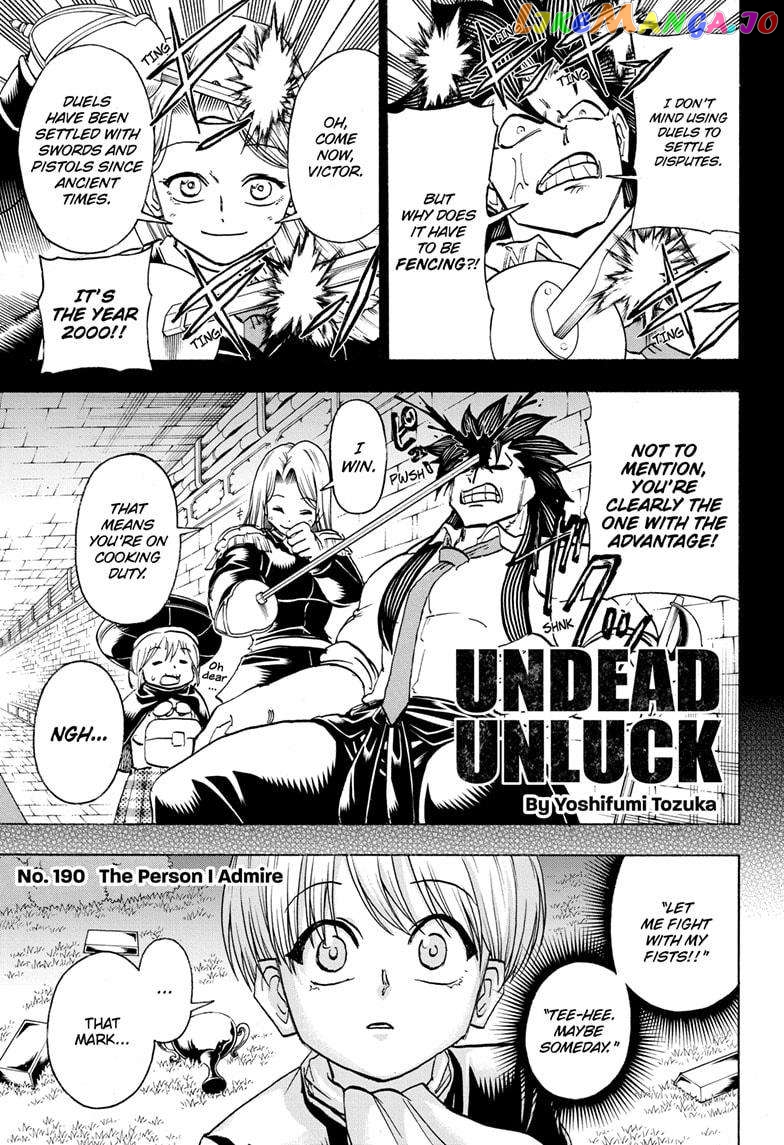 Undead + Unluck Chapter 190 - page 1