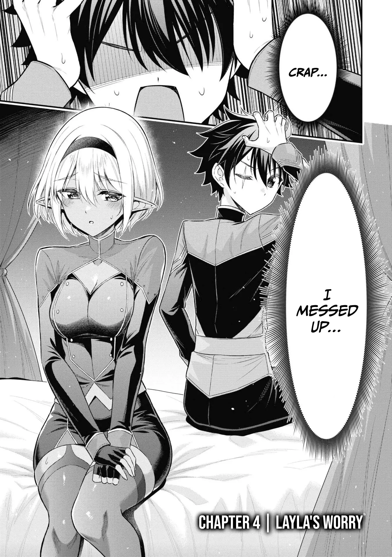 Kuro no Senki II: Isekai Teni Shita Boku ga Saikyou na no wa Bed no Ue dake no You desu Chapter 4 - page 2