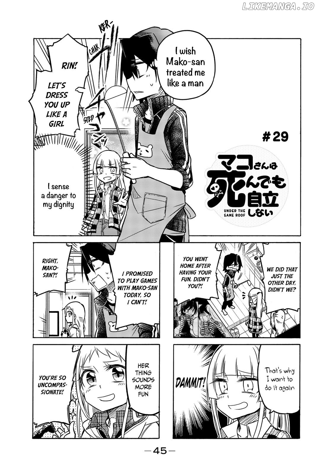 Mako-san Wa Shindemo Jiritsu Shinai Chapter 29 - page 2