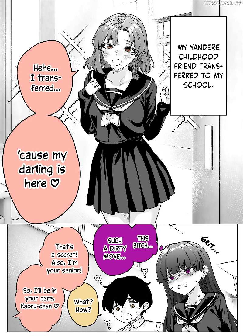 I Thought She Was a Yandere, but Apparently She’s Even Worse Chapter 38 - page 1