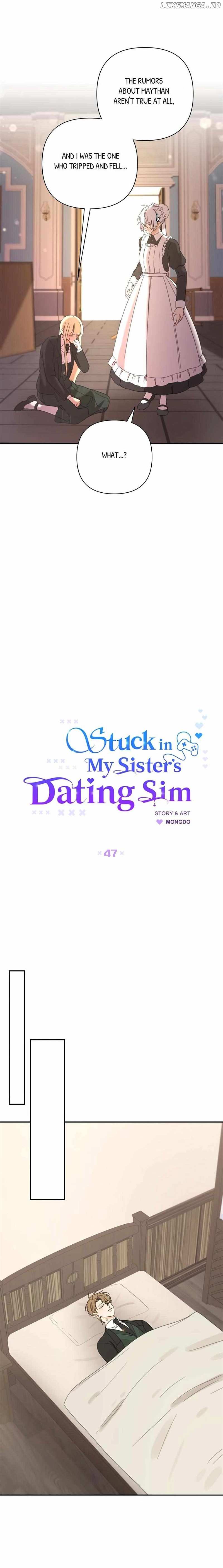 Stuck in My Sister's Dating Sim Chapter 47 - page 4