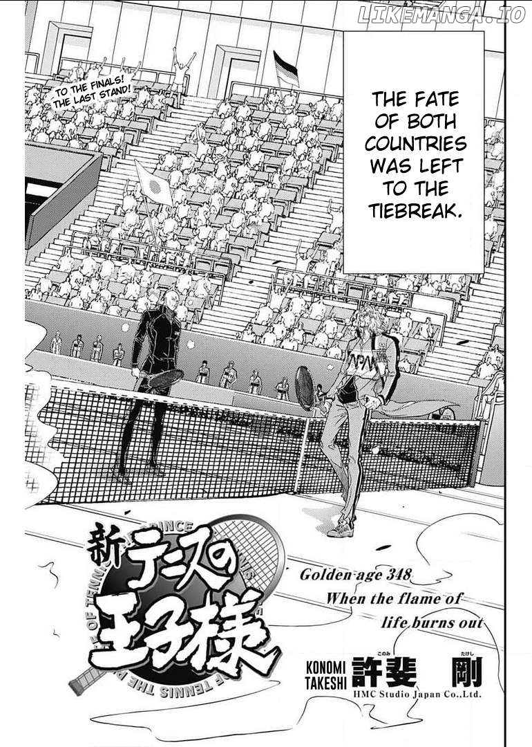 New Prince of Tennis Chapter 348 - page 3