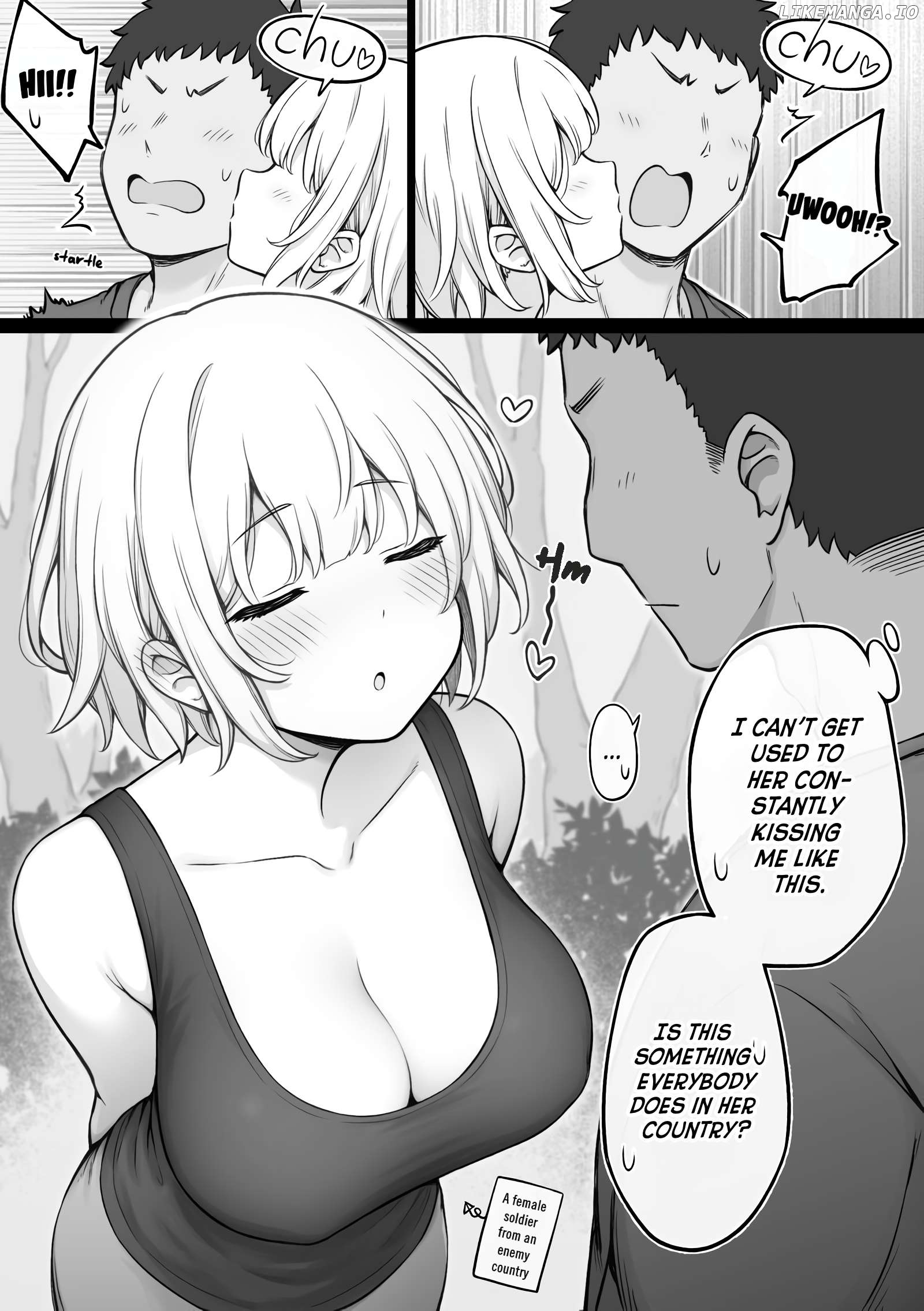 Life On A Deserted Island With An Enemy Female Soldier Chapter 9 - page 1