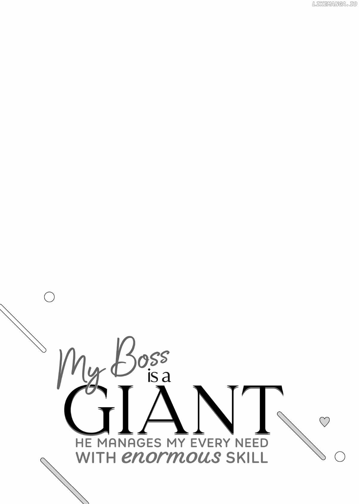 My Boss is a Giant: He Manages My Every Need With Enormous Skill – The Complete Manga Collection Chapter 4 - page 29