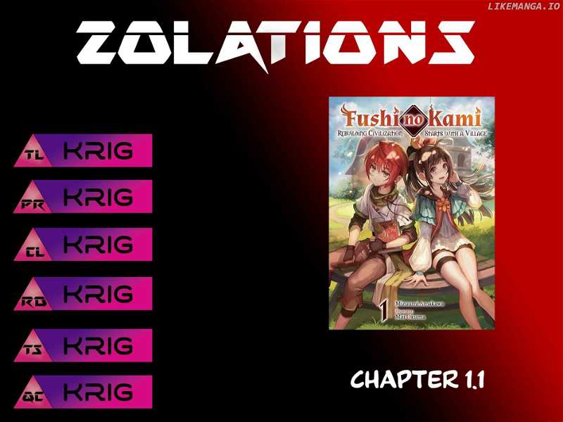 Fushi no Kami: Rebuilding Civilization Starts With a Village chapter 1.1 - page 1