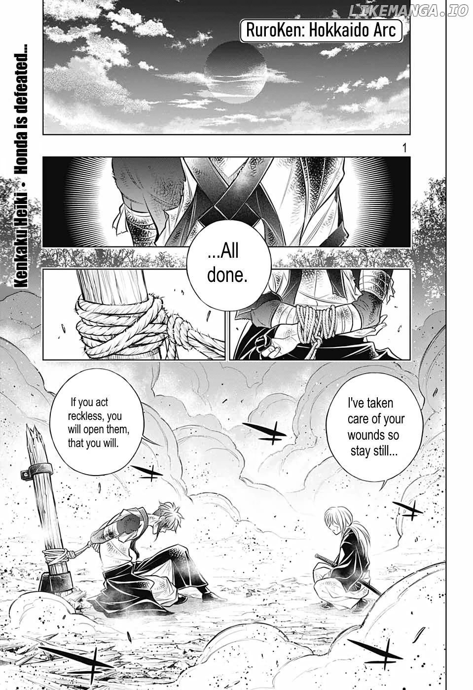 Rurouni Kenshin: Hokkaido Arc chapter 34 - page 1