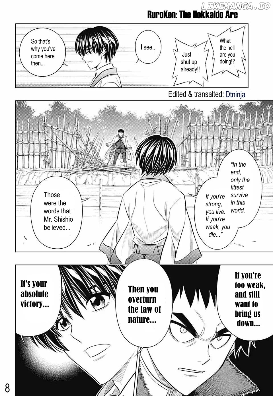 Rurouni Kenshin: Hokkaido Arc chapter 20 - page 8