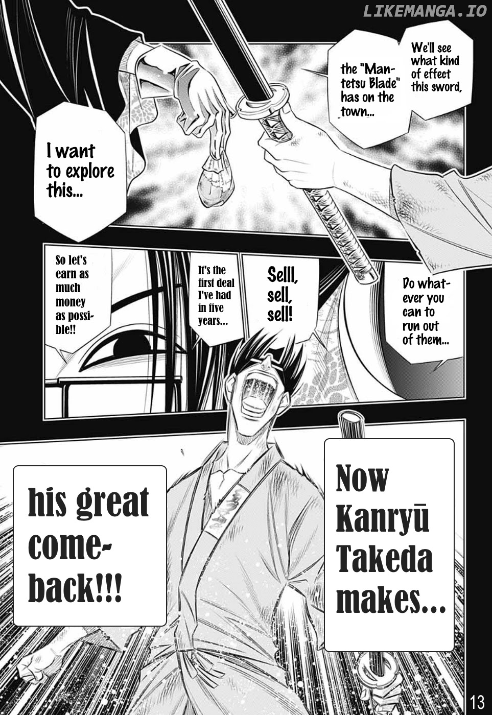 Rurouni Kenshin: Hokkaido Arc chapter 25 - page 13