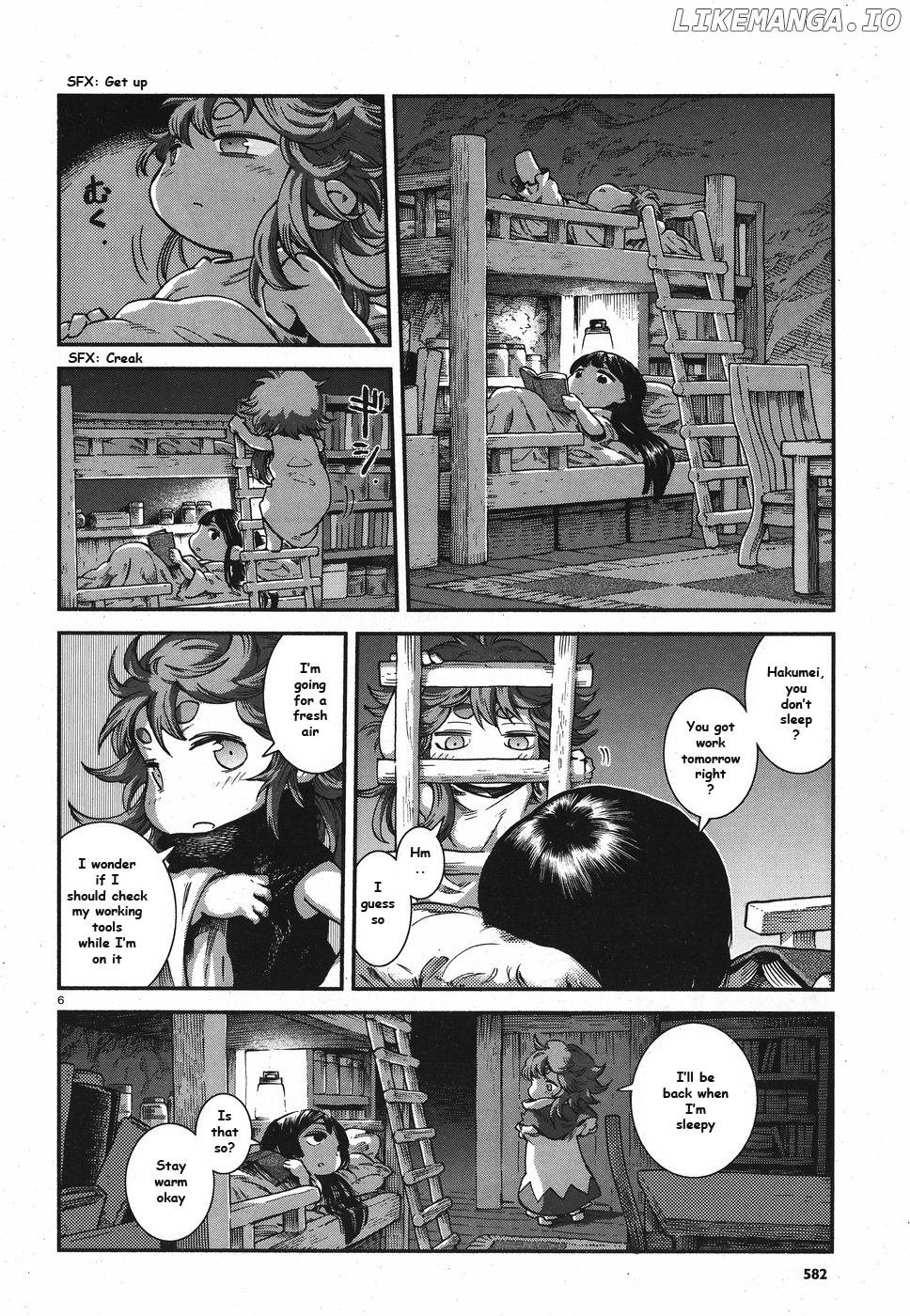 Hakumei to Mikochi chapter 59 - page 6