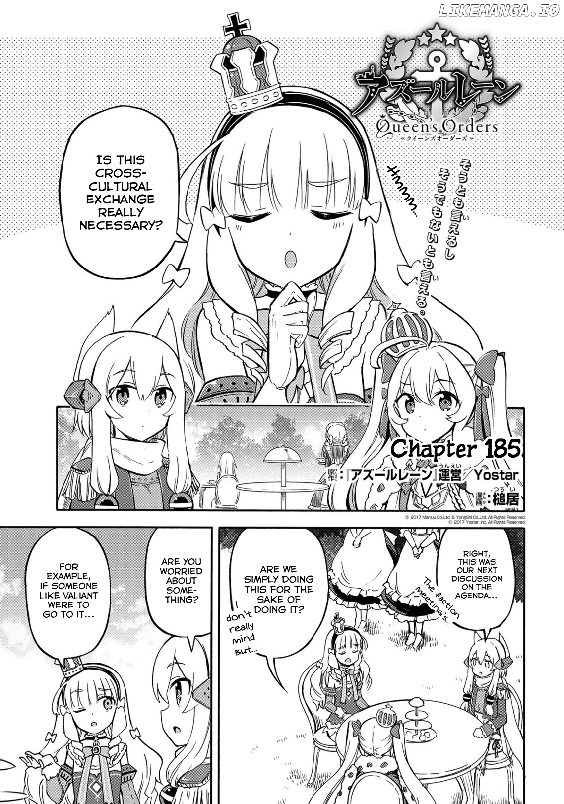 Azur Lane: Queen's Orders chapter 185 - page 1