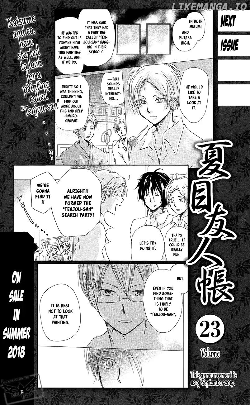 Natsume Yuujinchou chapter 89.6 - page 8