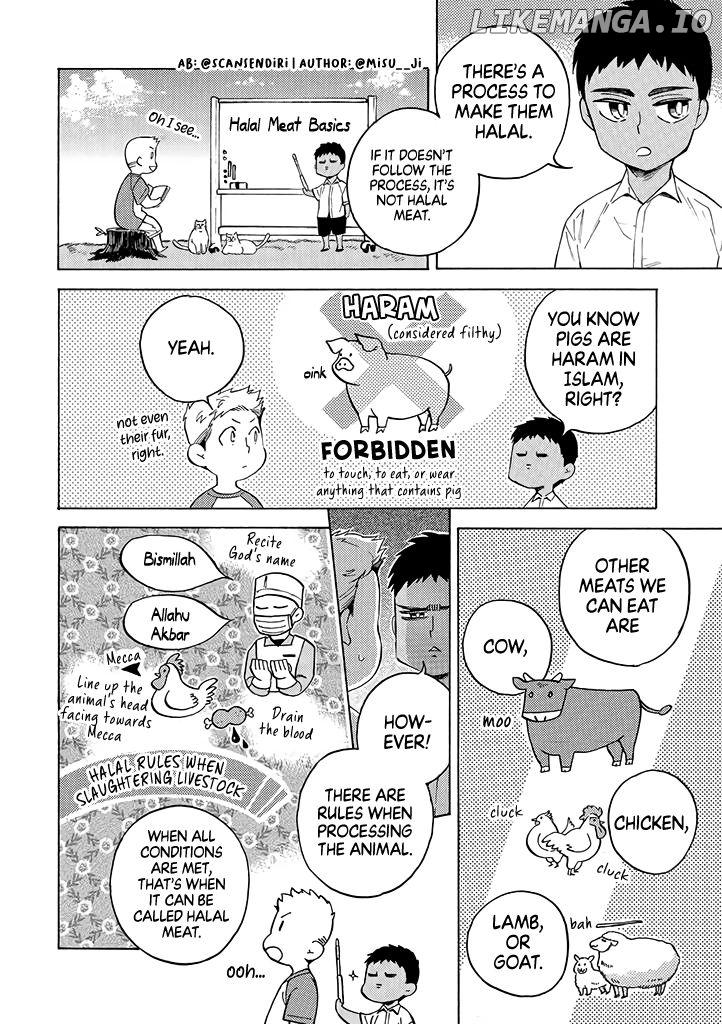 Halal Food with Me and My Little Brother Chapter 11 - page 2