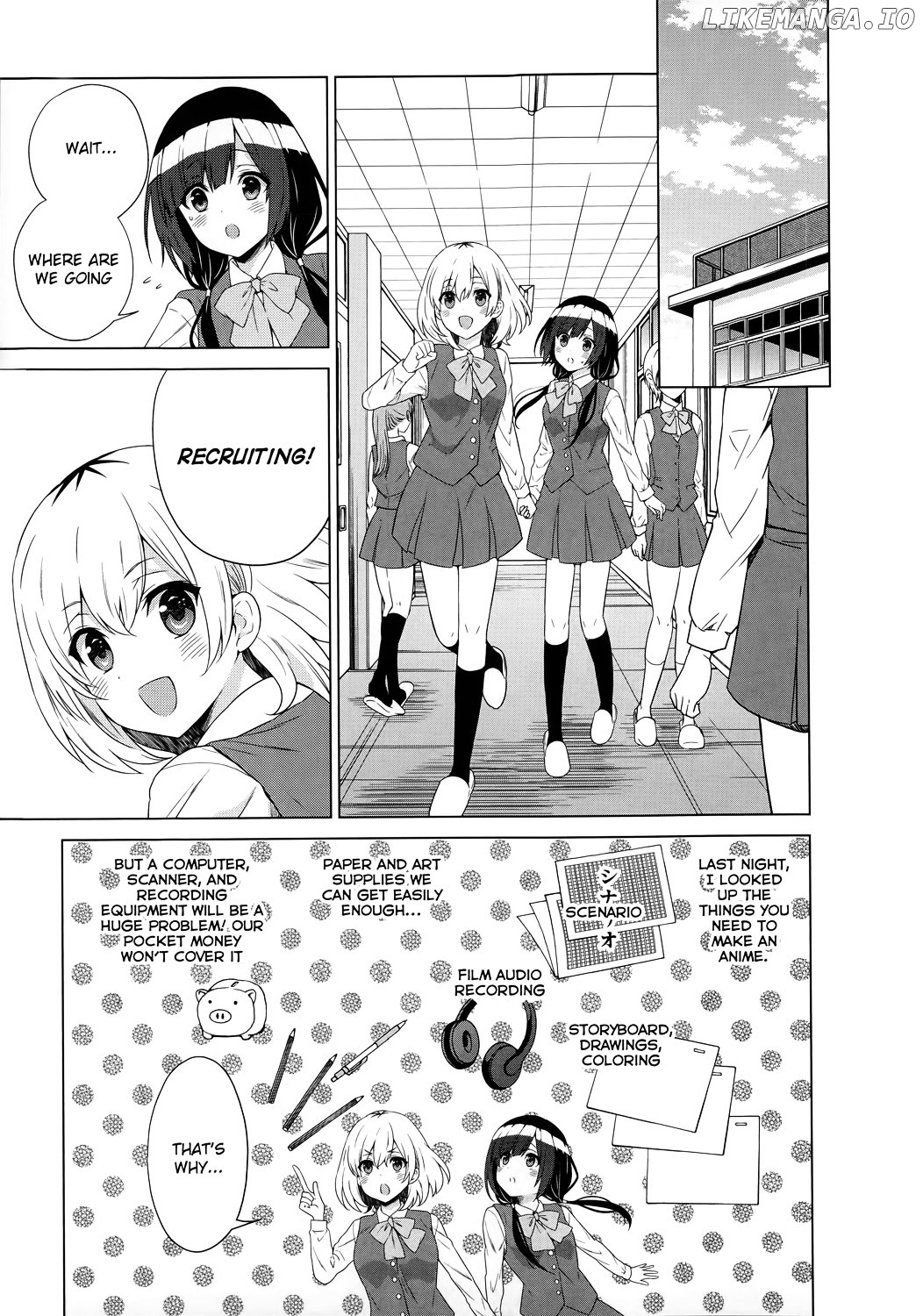 Shirobako - Ueyama Koukou Animation Doukoukai chapter 1 - page 17