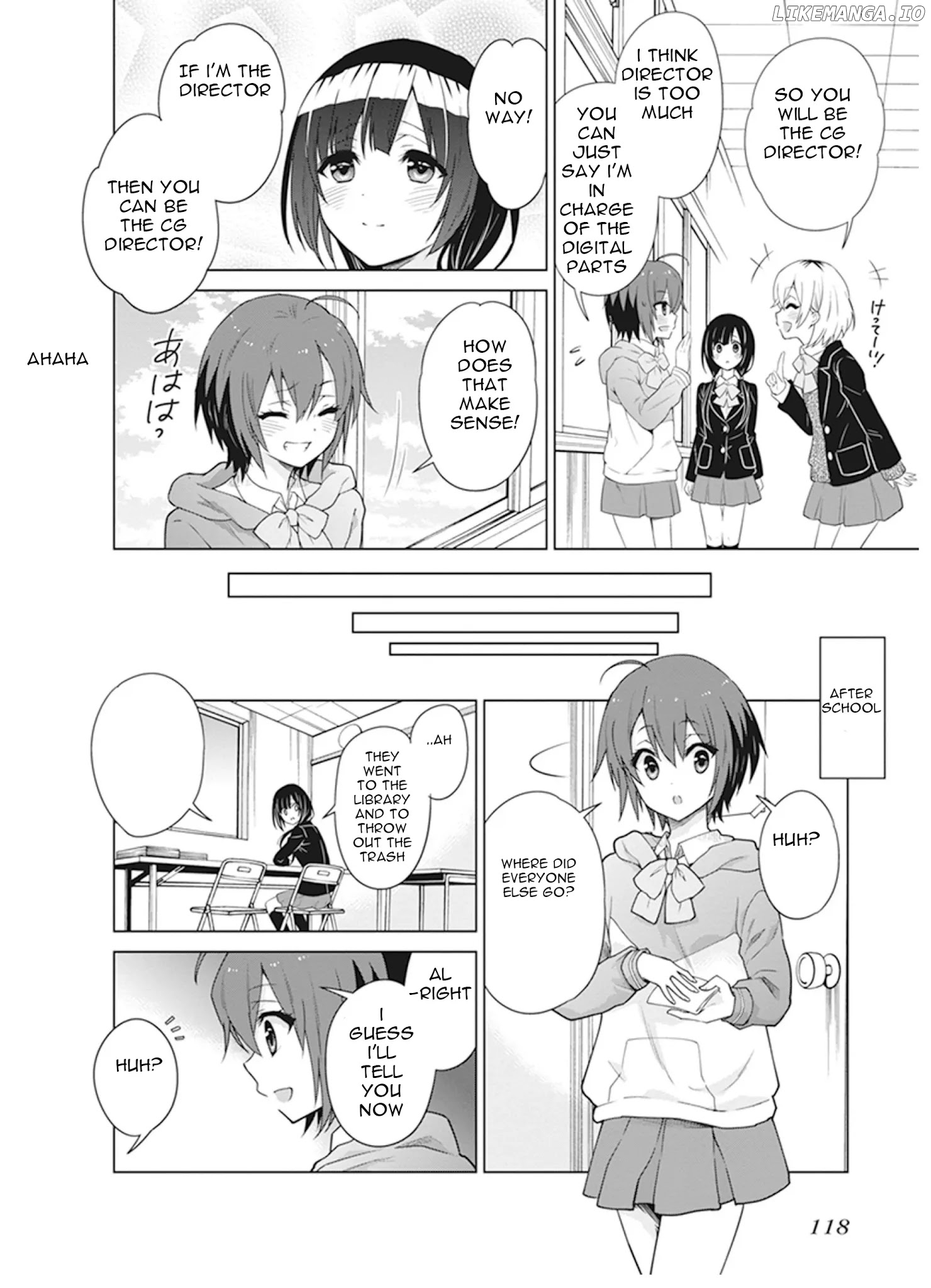 Shirobako - Ueyama Koukou Animation Doukoukai chapter 4 - page 8